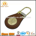 Custom color shape cheap key chain with metal circle